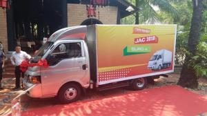 Bán xe tải Jac x-125, Jac 1250kg/ 1.25 tấn Thùng Kín X Series euro 4,Vay 80-85%, Cam kết giá tốt nhất Kiên Giang