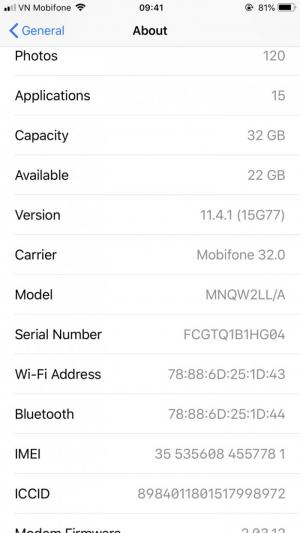 Iphone 7plus quốc tế usa black 32gb