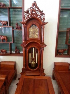 Đồng hồ gỗ đẹp Đồ Gỗ Mạnh Tráng giao hàng miễn phí