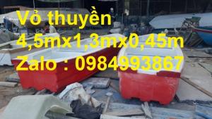 Thuyền Chèo tay 5mx1,3mx0,45m Hàng Có sẵn