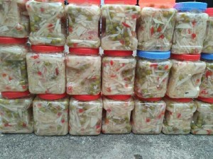 Măng ớt hoà bình đặc sản người Mường