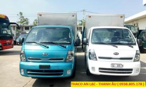 Bán xe tải K200 máy dầu đời 2018, bảo hành 3 năm hoặc 100.000 Km.