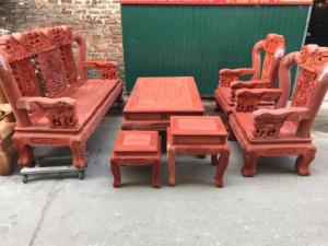 Bộ quốc voi tay 12 ( gỗ hương đỏ nam phi )