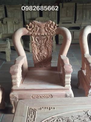 Bộ quốc voi tay 12 ( gỗ hương đá )