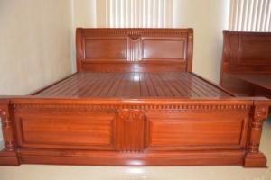 Giường ngủ gỗ 1,8x2m giát phản giường đôi Đồ Gỗ Mạnh Tráng  bảo hành trọn đời