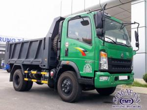 Xe ben howo 6T5 ( thùng 5 khối) hỗ trợ trã góp toàn quốc, lãi suất thấp