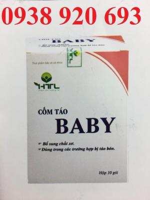 Cốm Táo BaBy Giúp giảm tình trạng táo bón ở trẻ