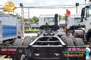Chassis được dập 1 lần nguyên khối theo công nghệ KAWASAKI 6000T hàng đầu Nhật Bản có độ dày 10mm, bền vững, sức chịu tải cao và sức kéo lớn.