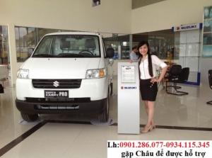 Xe tải Suzuki Carry Pro 650kg-Thùng Kín- xe tải nhỏ 700kg+ trả góp 80%+ suzuki Kiên Giang