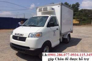 Xe tải Suzuki Carry Pro 650kg-Thùng Kín- xe tải nhỏ 700kg+ trả góp 80%+ suzuki Kiên Giang