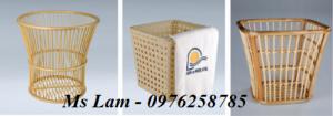 Giỏ đựng đồ phòng tắm, giỏ đựng dép, giỏ mây vuông, giỏ mây tròn...