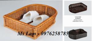 Giỏ đựng đồ phòng tắm, giỏ đựng dép, giỏ mây vuông, giỏ mây tròn...