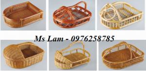 Giỏ đựng đồ phòng tắm, giỏ đựng dép, giỏ mây vuông, giỏ mây tròn...