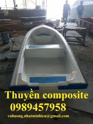 Bán xuồng nhựa, thuyền nhựa, thuyền composite chở 3-5 người giá tốt nhất