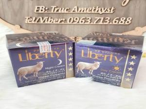 Kem Nhau Thai Cừu Liberty (Ngày Và Đêm) kem dưỡng trắng da chính hãng được nhập khẩu trực tiếp từ Nhật Bản