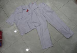 đồng phục sữa xe honda màu trắng
