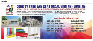 Chuyên sản xuất và cung cấp Decal trên toàn quốc