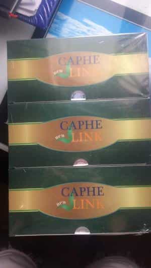Còn đây là sản phẩm cà phê về sức khỏe hiện tại bên ngoài có 3 loại cafe
1 là cafe kích thích(các cafe nguyên chất giúp tỉnh táo )
2 là cafe giả
3 là cafe sức khỏe là loại cafe giúp tăng cường sức khỏe
Số lương 3 lốc mỗi lốc 3 hộp
Giá 600/ hộp