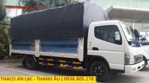 Xe tải canter 6.5 tải trọng 3,4 tấn xuất xứ nhật bản, hỗ trợ trả góp 80% giá trị xe.