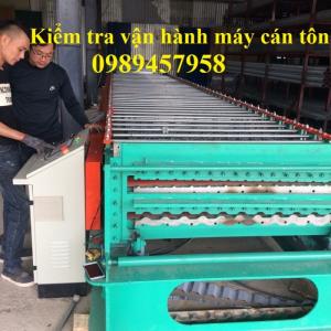 Chuyên sản xuất máy cán tôn 2 tầng 11 sóng và 13 sóng, máy chấn diềm, máy uống sóng ngói giá rẻ mới 100%