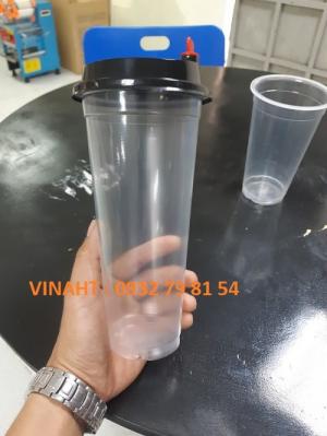 ly nhựa PP 700ml nắp tim