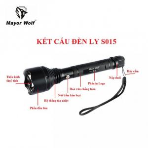 Đèn pin siêu sáng, đèn pin chống nước S015