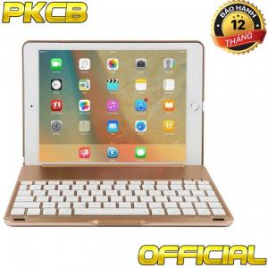 Bàn phím Bluetooth ipad kiêm ốp lưng mini 1 2 3 LED Cao cấp