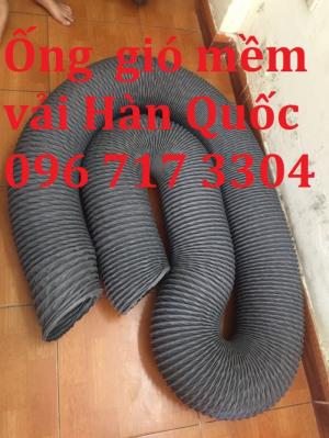 Ống gió mềm vải Hàn Quốc  D100, D125 , D150, D175, D200,... giá rẻ