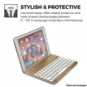 Bàn phím ốp lưng Bluetooth iPad Air iPad 5 tích hợp đèn LED