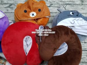 Gối kê cổ, gối chữ U, gối chữ C, gối đi xe, gối tựa đầu ô tô, gối ôm cổ, gối choàng cổ. gối kê cổ có mũ.