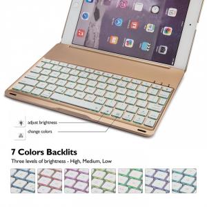 bàn phím Ipad pro 10.5 bluetooth kiêm Ốp lưng f105 tích Hợp đèn LED