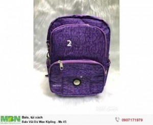 Balo Vải Dù Wax - Ms 45