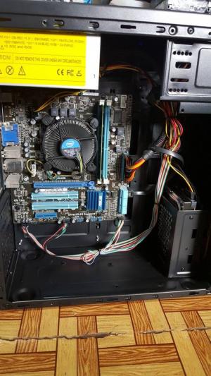 Thùng PC: Asus P7H55, i3-540, 4gb, 500gb, case new