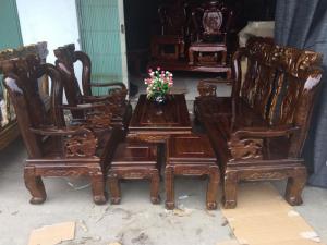 Bàn Ghế Phòng Khách Minh Quốc Đào Gỗ Tràm PU Giả Mun
dogomanhmoc.com