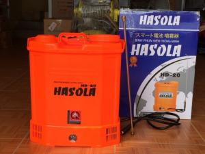 Bình xịt điện Hasola cam/xanh