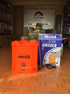 Bình xịt điện Hasola cam/xanh