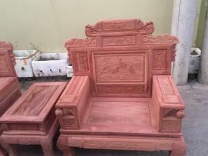 Bàn Ghế Phòng Khách Phù Dung Gỗ Hương Đá dogomanhmoc.com
