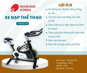 Xe đạp tập thể thao Buheung MK-218 - Gymaster