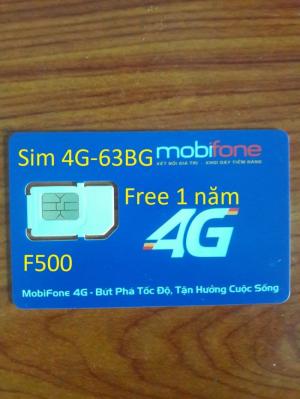 Sim 4G mobifone 63GB miễn phí 1 năm
