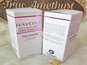 Sữa Rửa Mặt Trắng Da Ngừa Mụn Havona