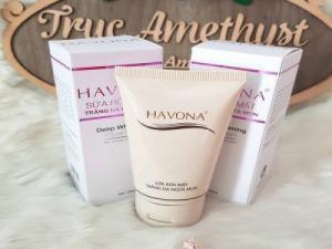 Sữa Rửa Mặt Trắng Da Ngừa Mụn Havona