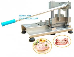 Máy chặt xương móng giò, xương sườn thủ công
