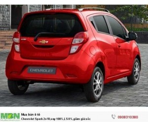 Chevrolet Spark 2018,vay 100%,LS 0%,giảm giá sốc