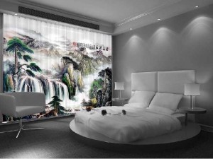 Rèm Vải 5d In Mực Uv Mỹ Cao Cấp