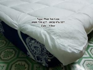 Tấm Topper 180cm x 200cm, tấm làm mềm nệm, drap làm mềm nệm. Hàng Việt Nam.
