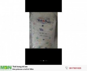 Bỉm yokosun s/m/l/xl 60m