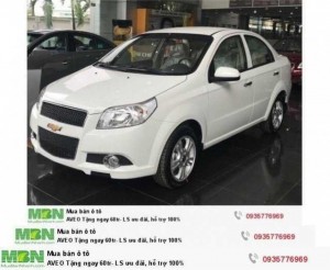 Chevrolet AVEO Tặng ngay 70tr- LS ưu đãi, hỗ trợ 100%