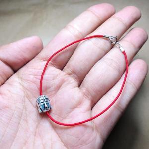 Dây đỏ may mắn Bạc 925, dây chỉ đỏ phong thủy tài lộc Bells House Jewelry TPHCM,