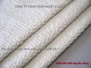 Vải ceramic chịu được nhiệt cao, chống sốc nhiệt. Gía rẻ