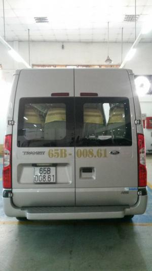 Transit Mid 2015, màu bạc, xe đẹp như mới, tặng 100% trước bạ